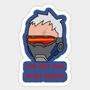 soldier 76 overwatch Sticker